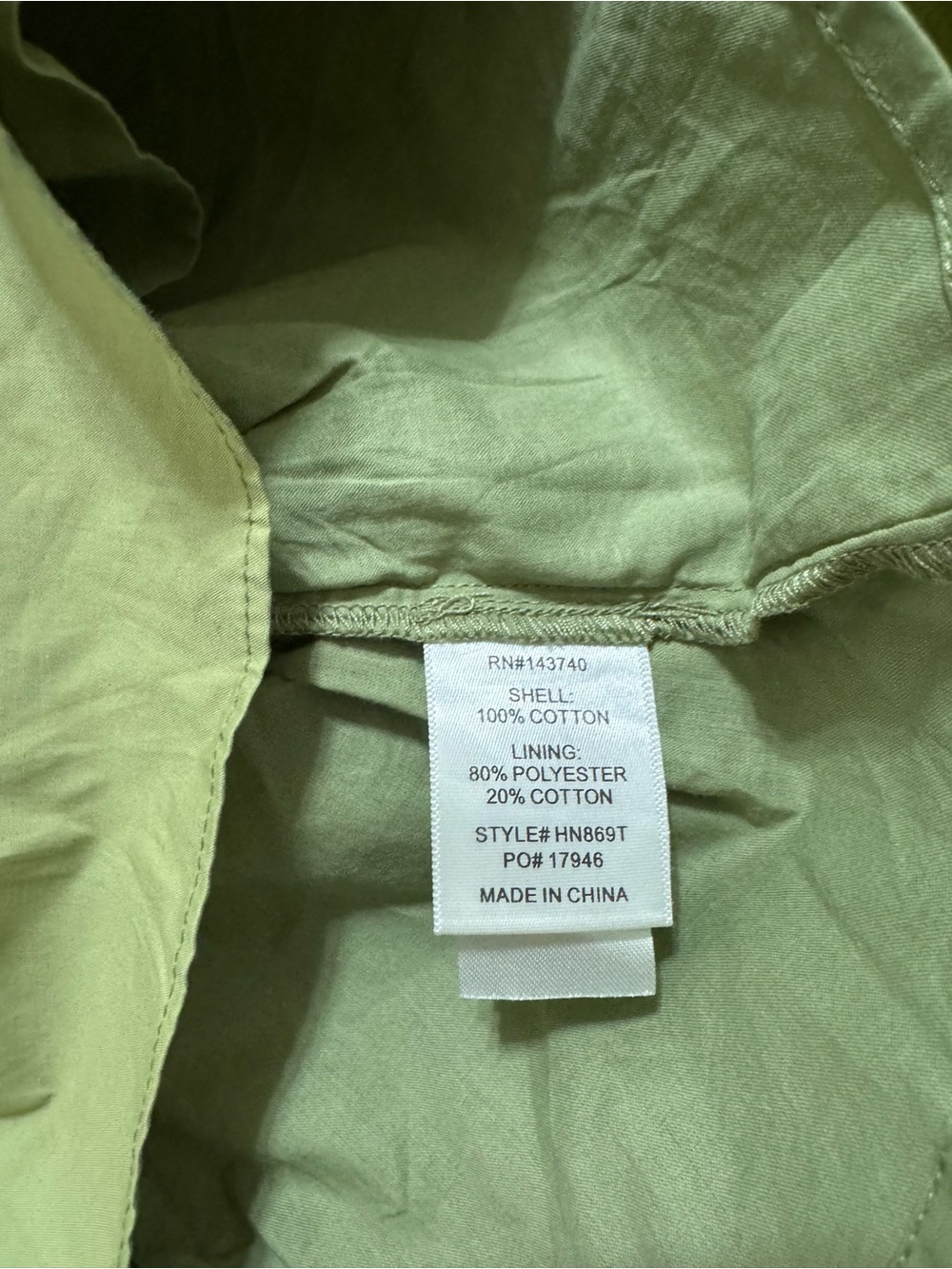 Hyacinth house green v neck peplum blouse size xl - Picture 4 of 4